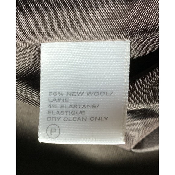 Lafayette 148 Blazer Sz 6 Wool Blend Brown Pockets Lined Jacket Stretch USA Made - Picture 6 of 14